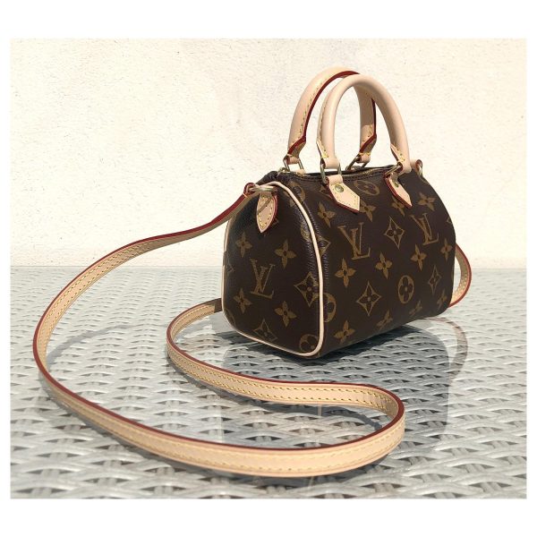 Louis Vuitton Nano Speedy Monogram Handbag - Image 3