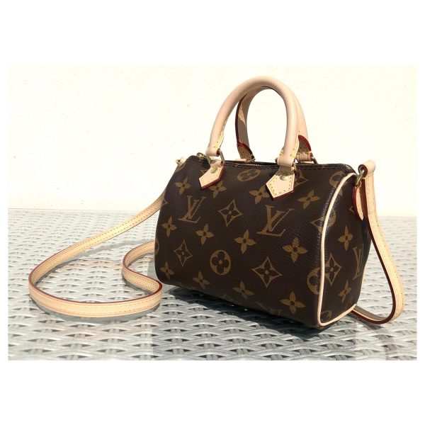 Louis Vuitton Nano Speedy Monogram Handbag - Image 4