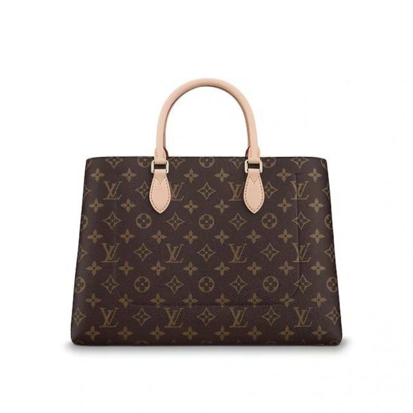 Louis Vuitton Flower Tote Monogram Beige Handbag - Image 2
