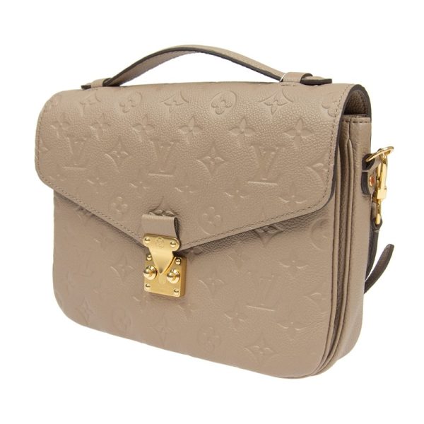 Louis Vuitton Pochette Metis Beige Monogram Handbag - Image 4