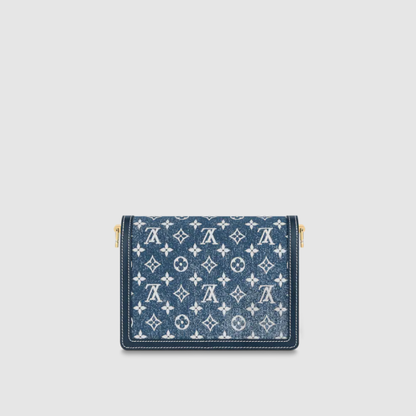 Louis Vuitton Dauphine MM Monogram Denim Handbag - Image 3