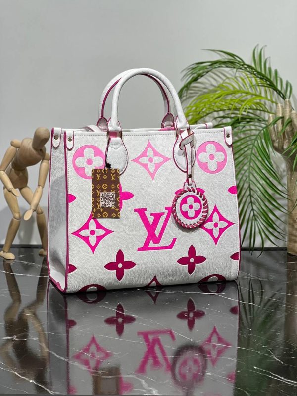 Louis Vuitton Onthego Bicolor Women Handbag Online - Image 8
