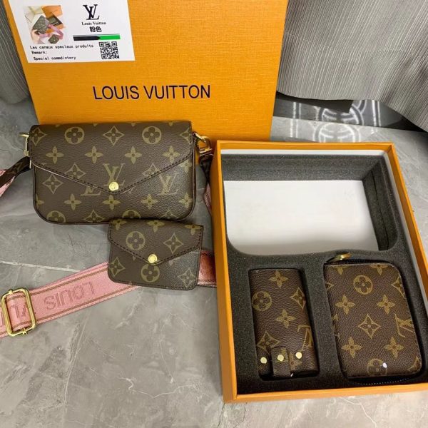 Louis Vuitton Felicie 4 in 1 Set with Box - Image 5