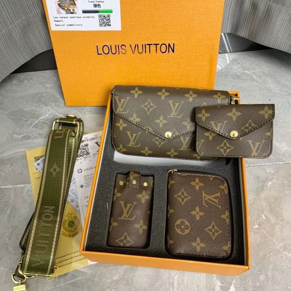 Louis Vuitton Felicie 4 in 1 Set with Box - Image 3