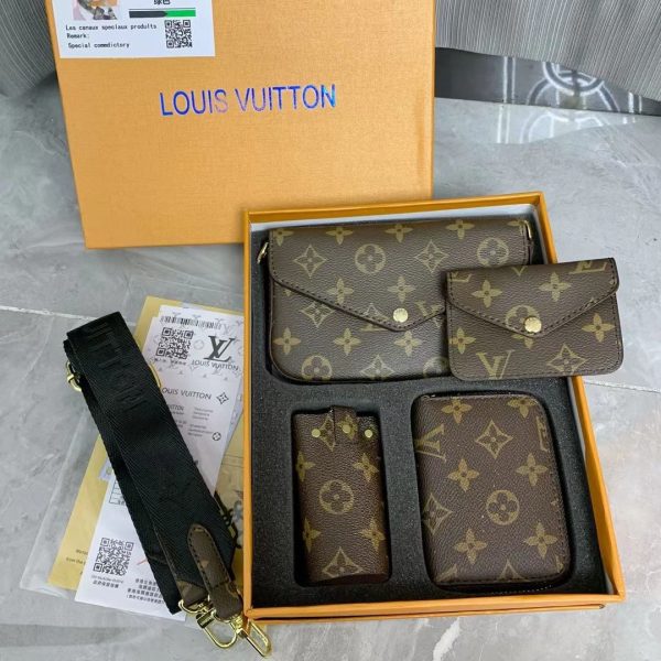 Louis Vuitton Felicie 4 in 1 Set with Box - Image 2