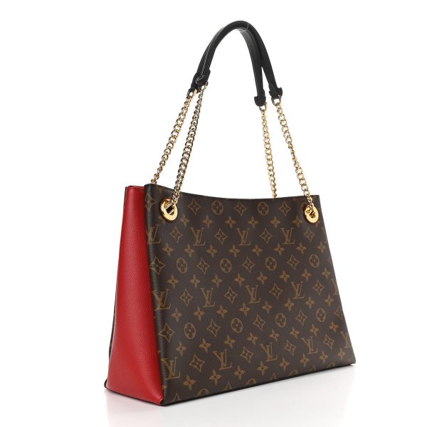 Louis Vuitton Monogram Surene MM Red Trim Tote - Handbag - Image 2