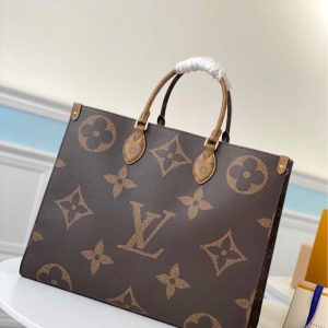 LV OnTheGo GM Tote Bag Brown