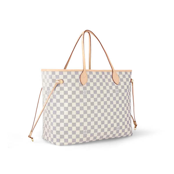 Louis Vuitton Neverfull Azure 100% Cowhide Leather - Image 4