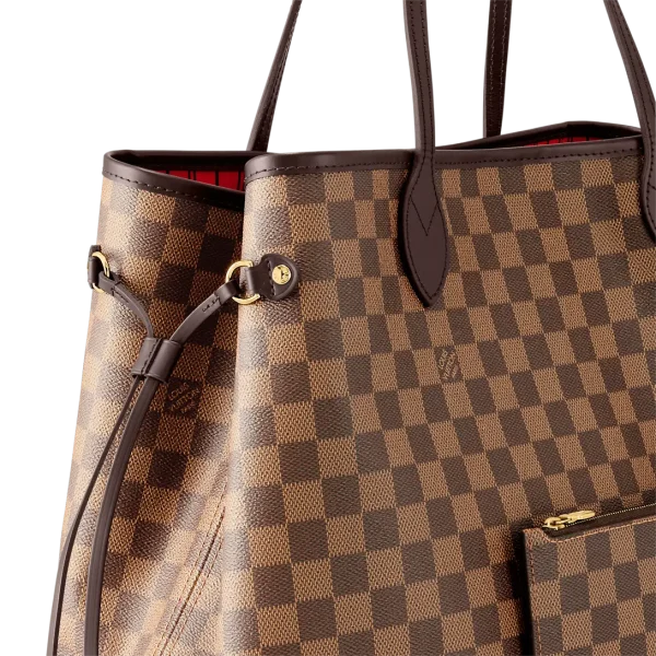Louis Vuitton Neverfull Damier 100% Cowhide Leather - Image 3