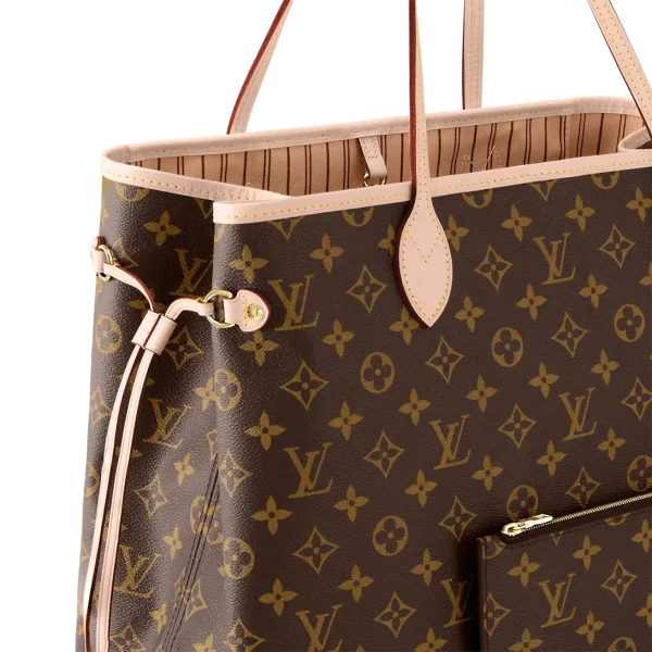 Louis Vuitton Neverfull Monogram 100% Cowhide Leather - Image 2
