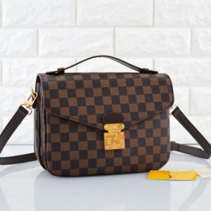 Louis Vuitton Pochette Metis Damier Monogram Handbag