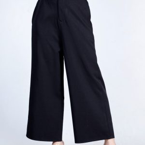 HIGH WAISTED BLACK CULOTTE