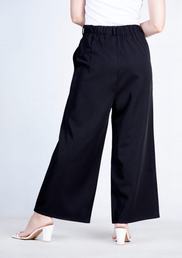 HIGH WAISTED BLACK CULOTTE - Image 2