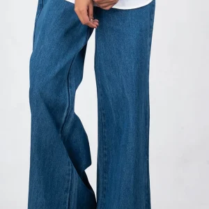 Wide Leg Bootcut Jean - Blue