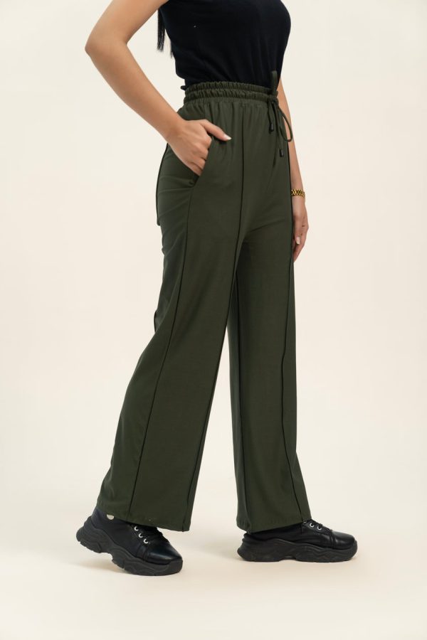 OLIVE TRACK PANT - Image 2