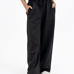WIDE LEG BLACK PANT IN SCUBA