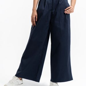 SUPER WIDE LEG NAVY BLUE PANT