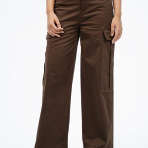 LOOSE FIT CARGO CHOCOLATE BROWN PANT